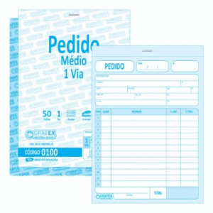 PEDIDO MEDIO 1 VIA - GRAFEX Un